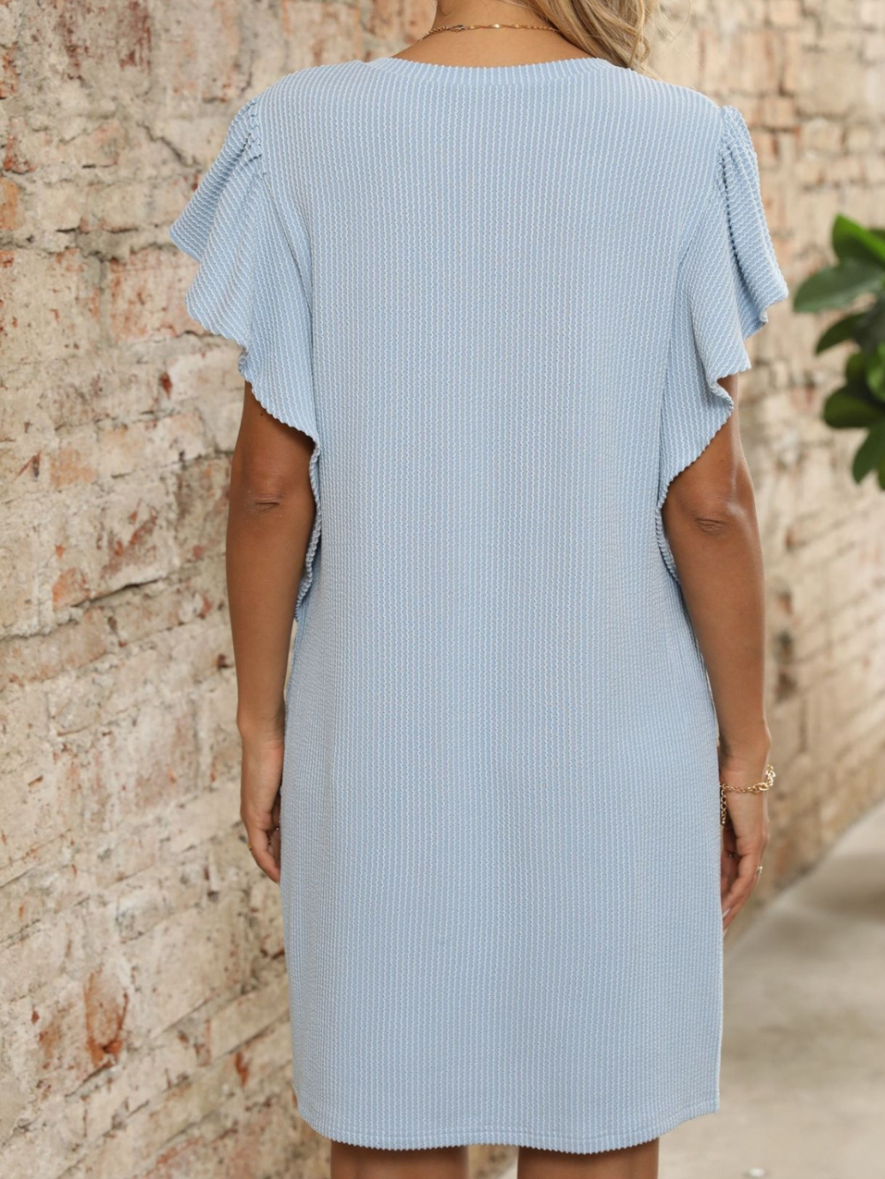 Solvivra Flirtiva Ruffle Mini Dress