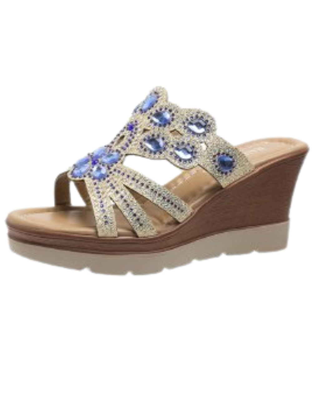 Solvivra Boho Shine Sequin Slides