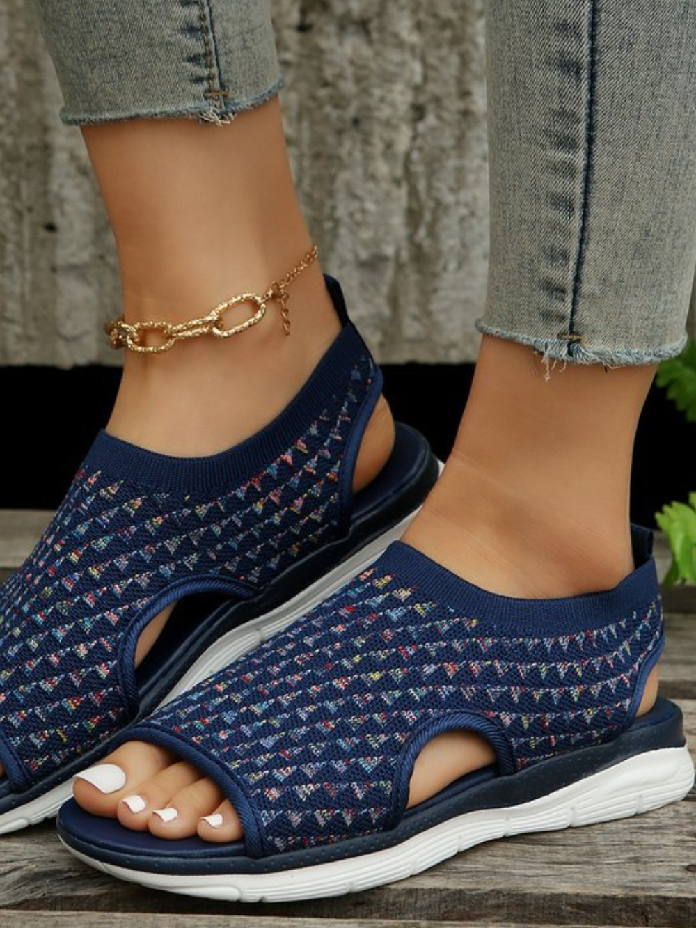Solvivra Breezy Step Mesh Sandals