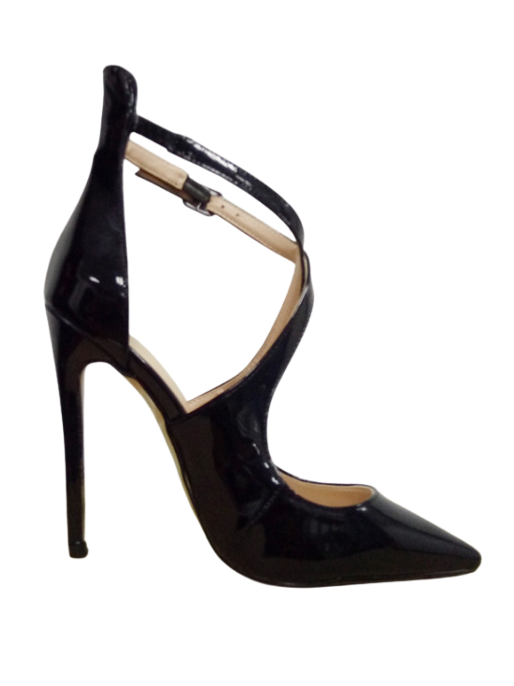 Solvivra Stride Cross Strap Stiletto