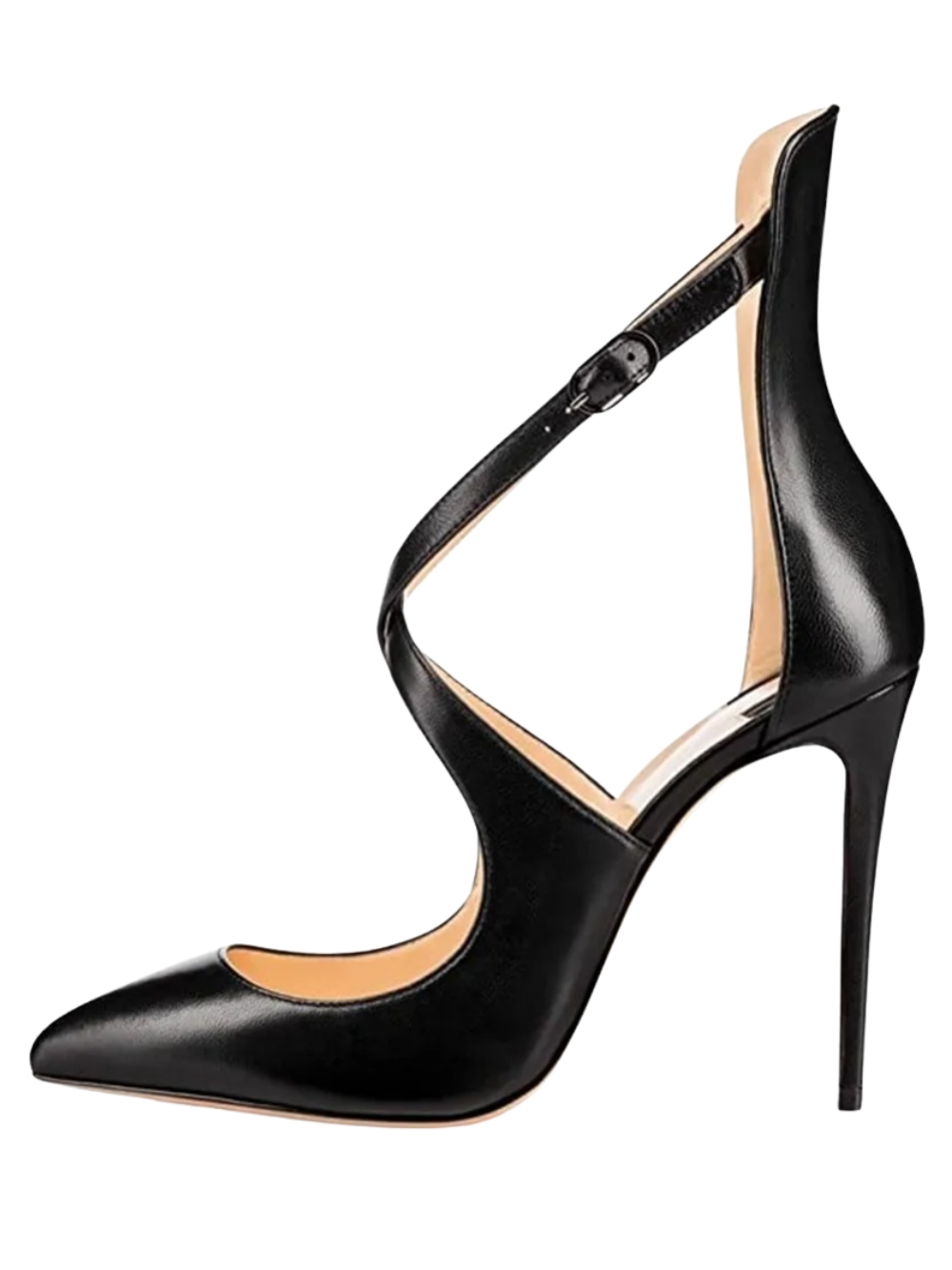 Solvivra Stride Cross Strap Stiletto