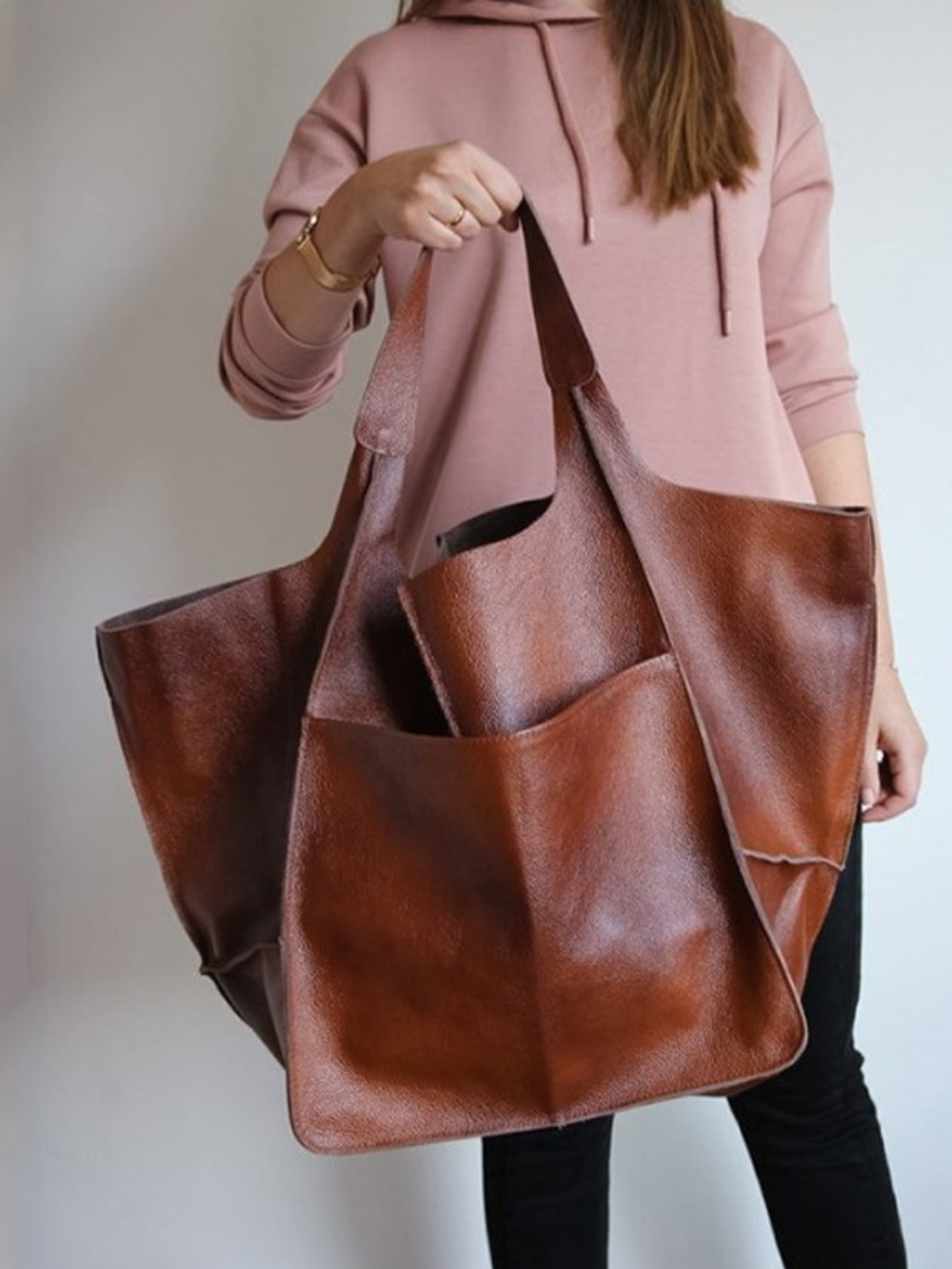 Solvivra Luxe Carry Soft Leather Handbag