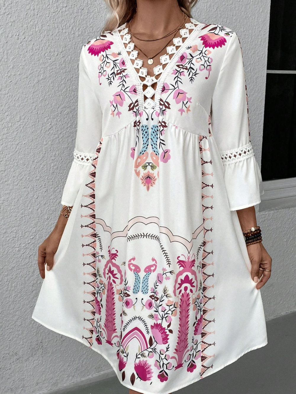 Solvivra Boho Tunic Dress