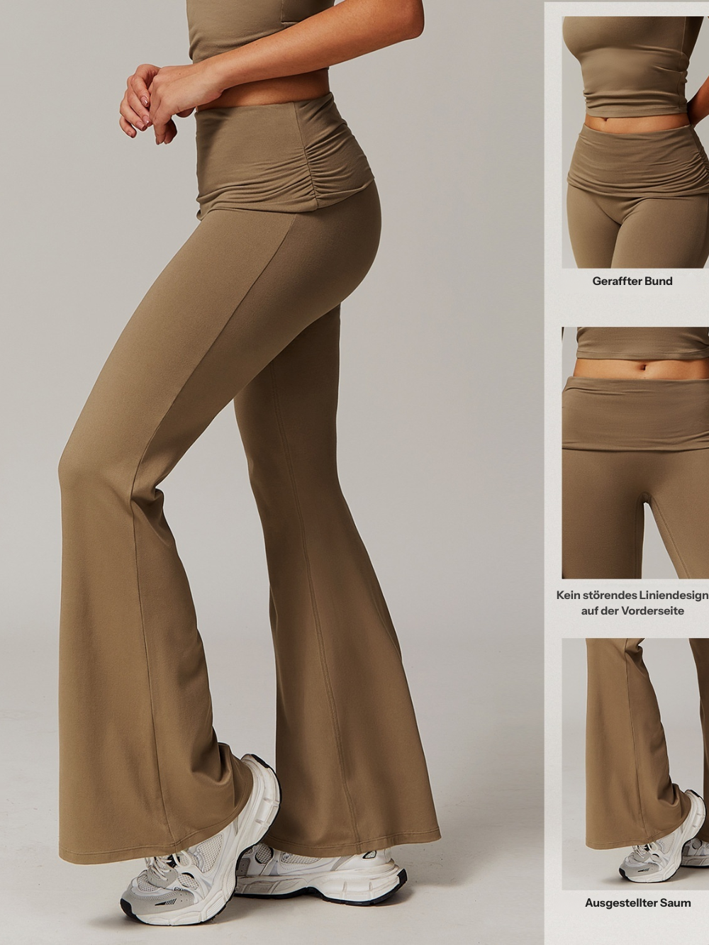 Solvivra FlowFlex Pleated Yoga Flares