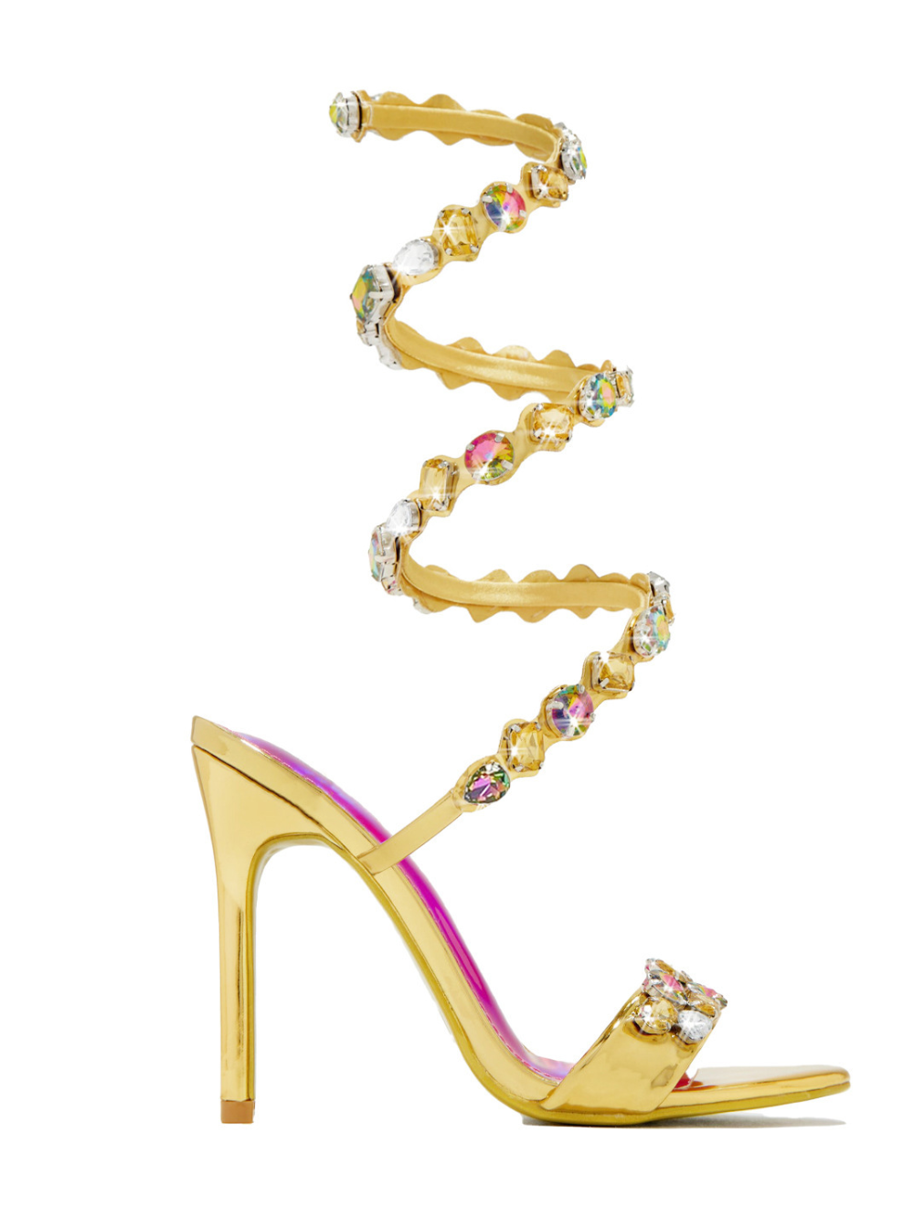 Solvivra Glitz Luxe Stiletto Sandals