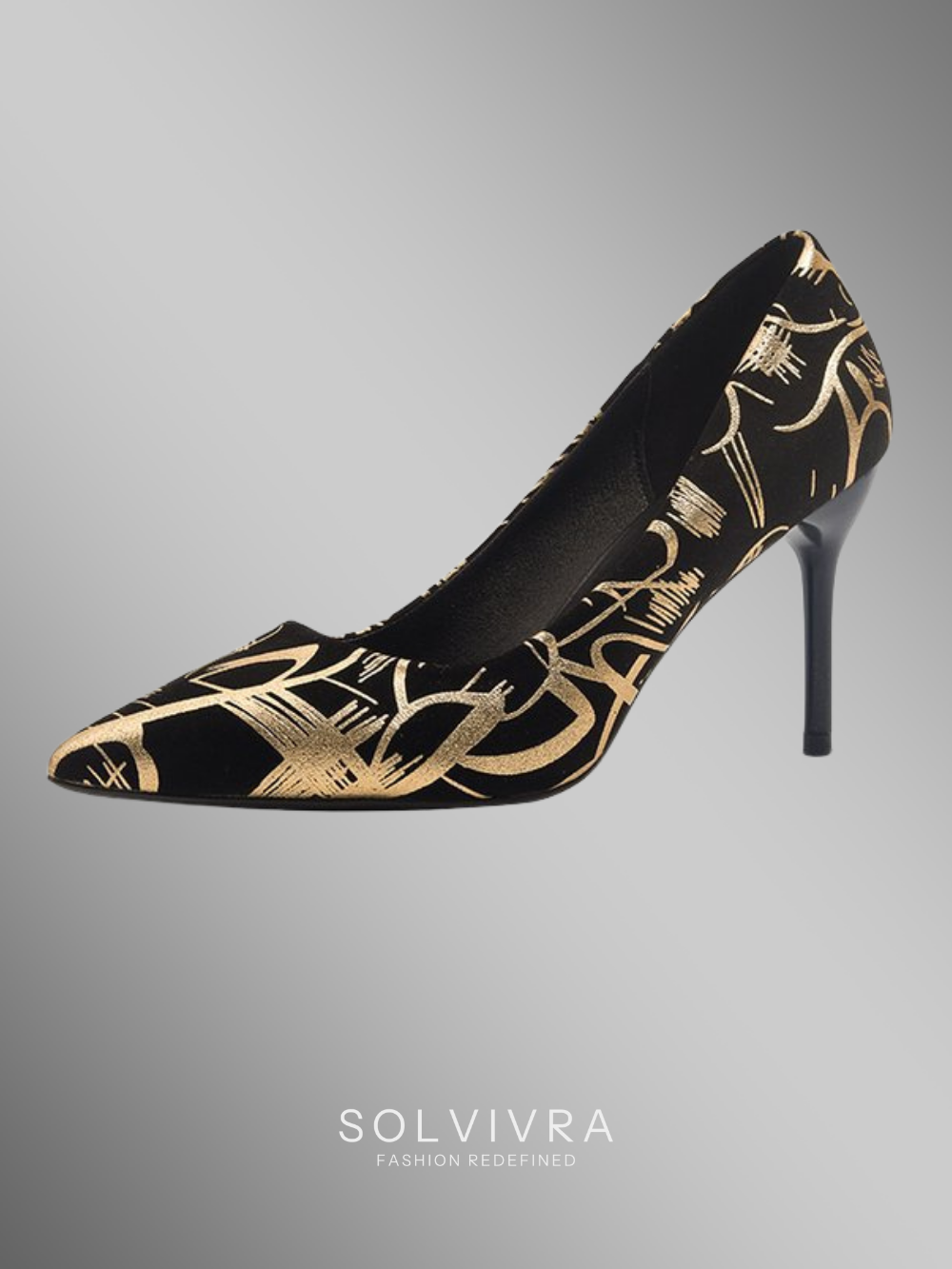Solvivra Lustré Kitten Heels