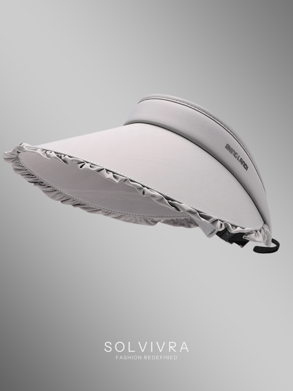 Solvivra Lyria Frill Touch Ice Silk Sun Hat