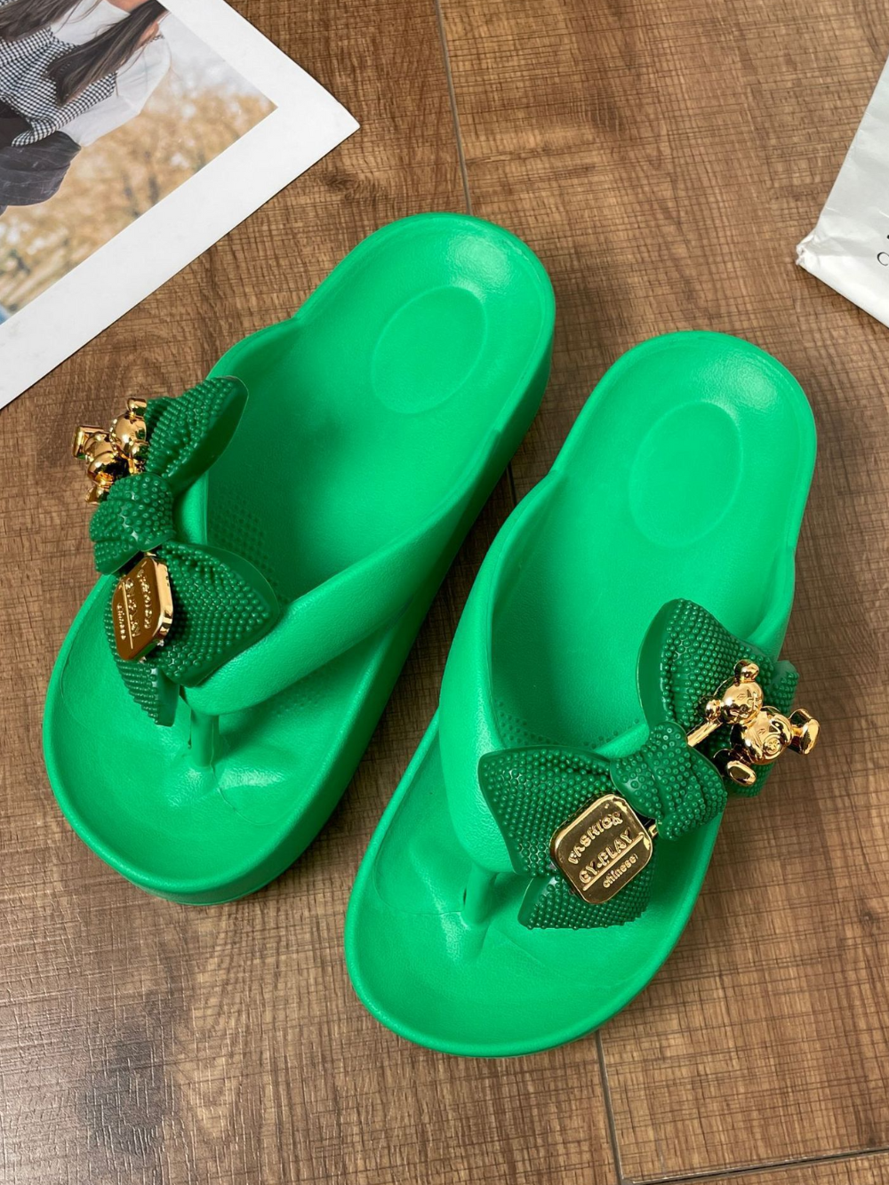 Solvivra Cuddle Wings EVA Platform Slippers