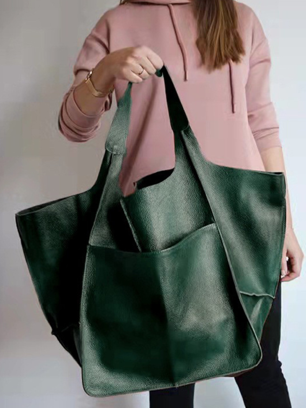 Solvivra Luxe Carry Soft Leather Handbag