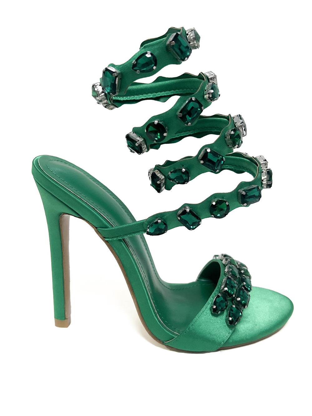 Solvivra Glitz Luxe Stiletto Sandals