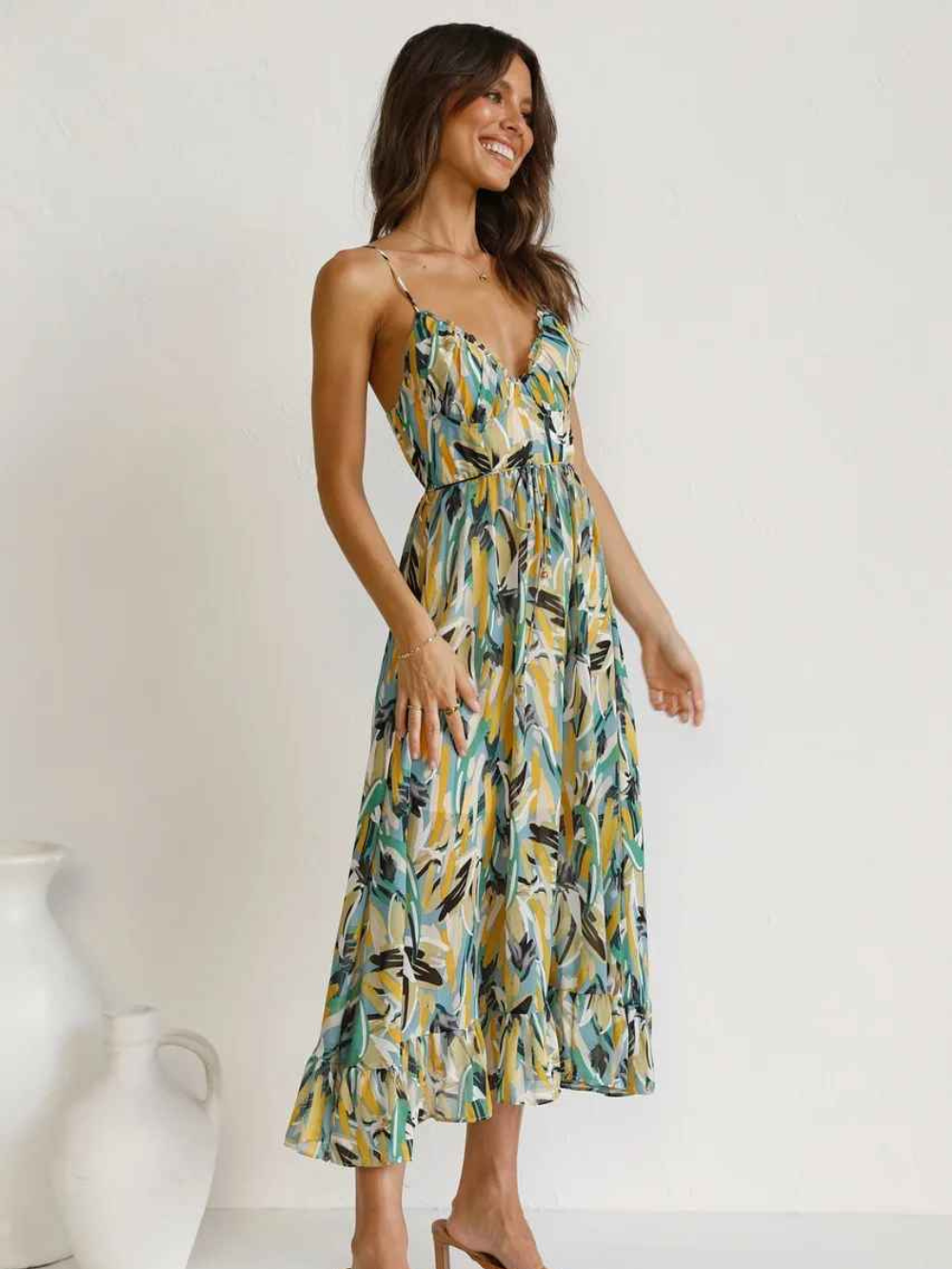 Solvivra Sunset Breeze Maxi Dress