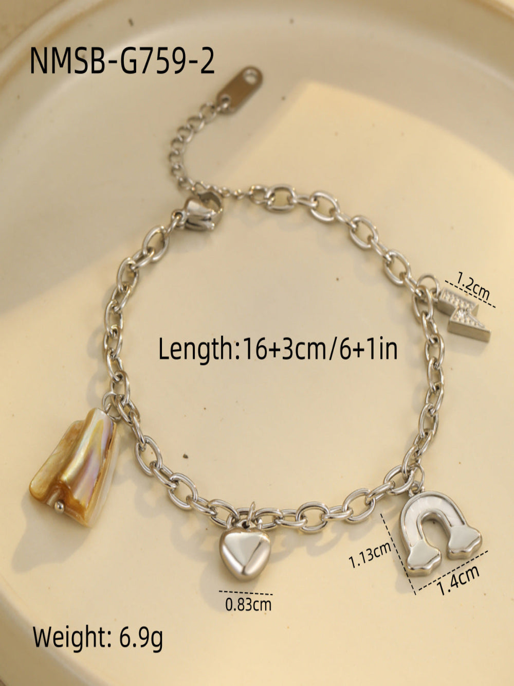 Solvivra Beaded Ocean Style Bracelet