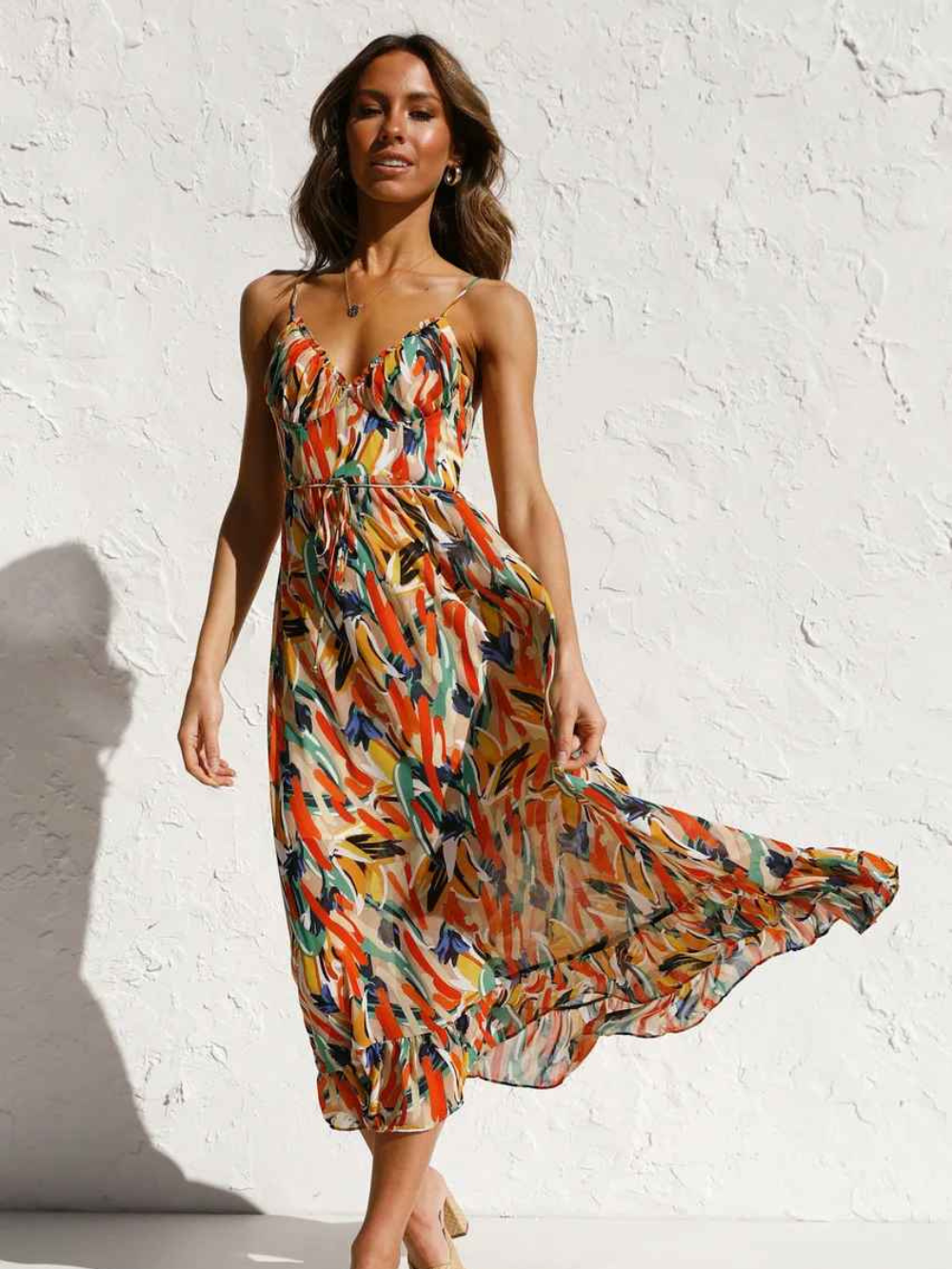 Solvivra Sunset Breeze Maxi Dress