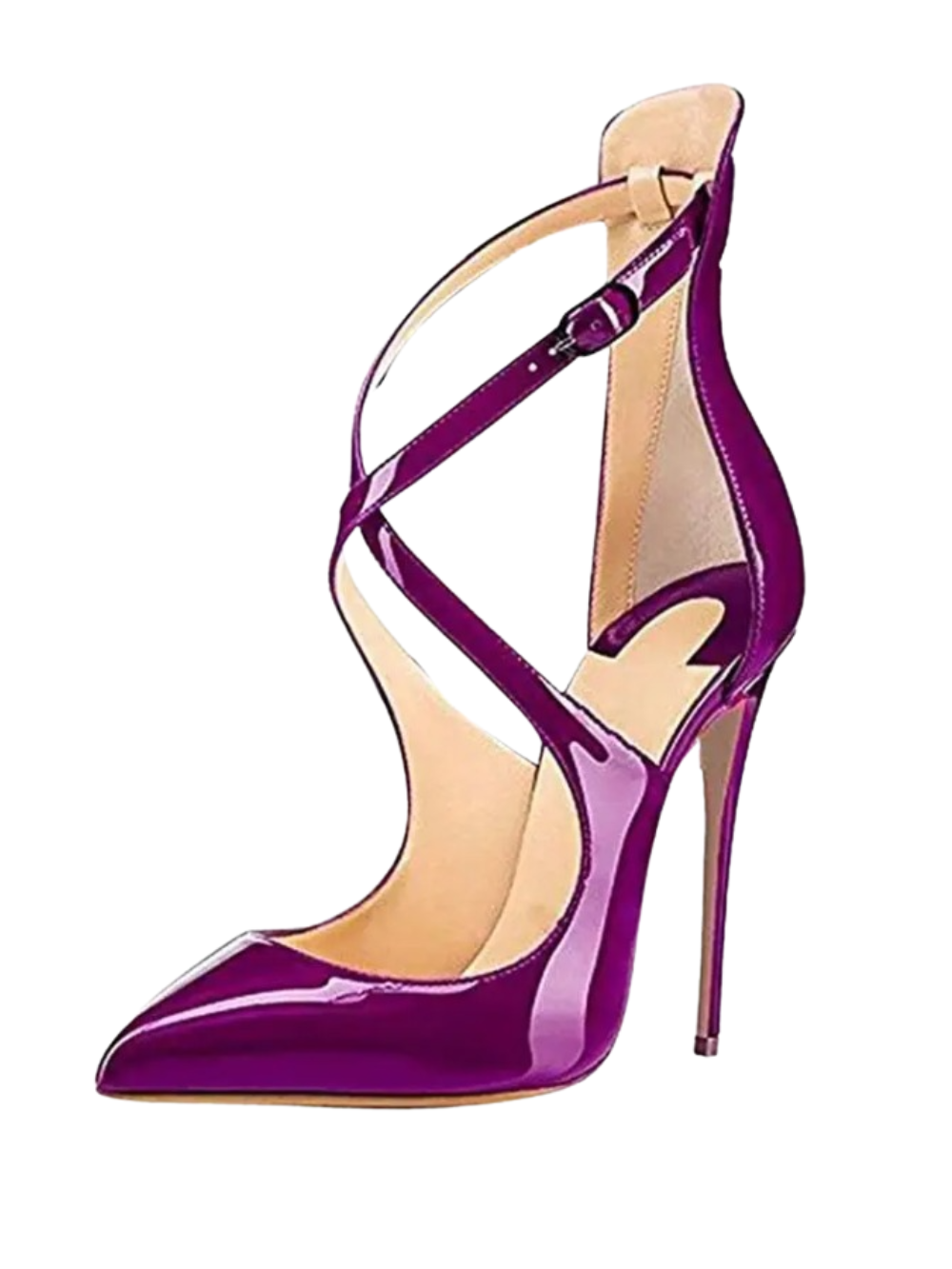 Solvivra Stride Cross Strap Stiletto