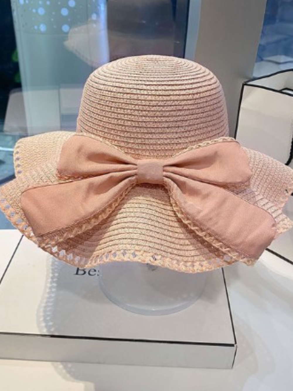 Solvivra Bow Ruffles Hat