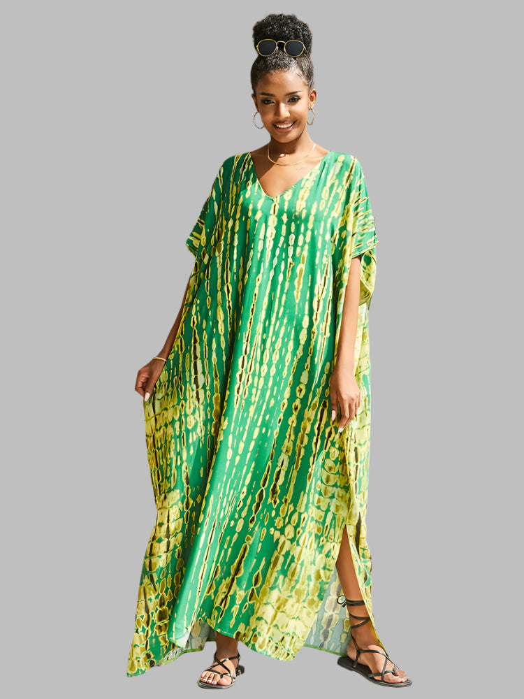 Solvivra Boho Bliss Batwing Maxi Dress