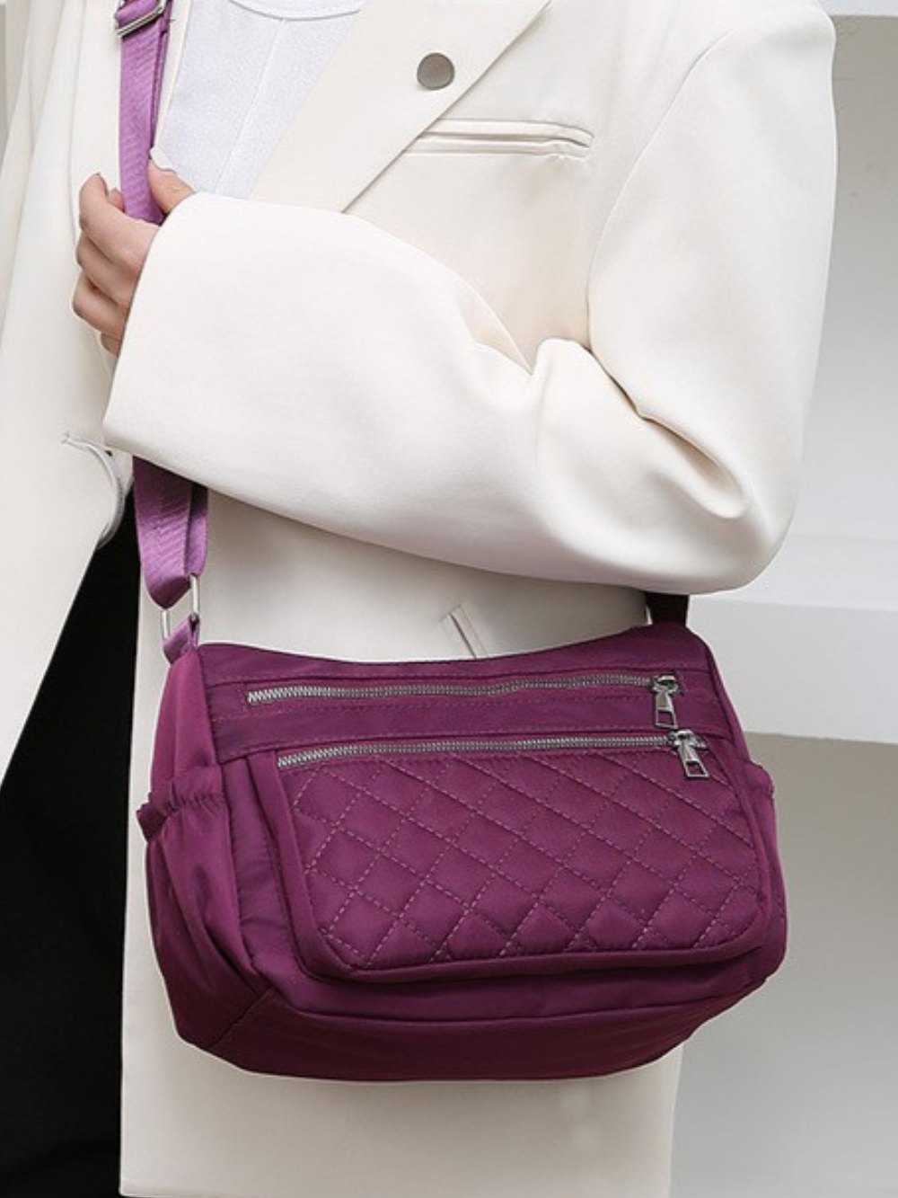 Solvivra FlexPort Oxford Travel Shoulder Bag
