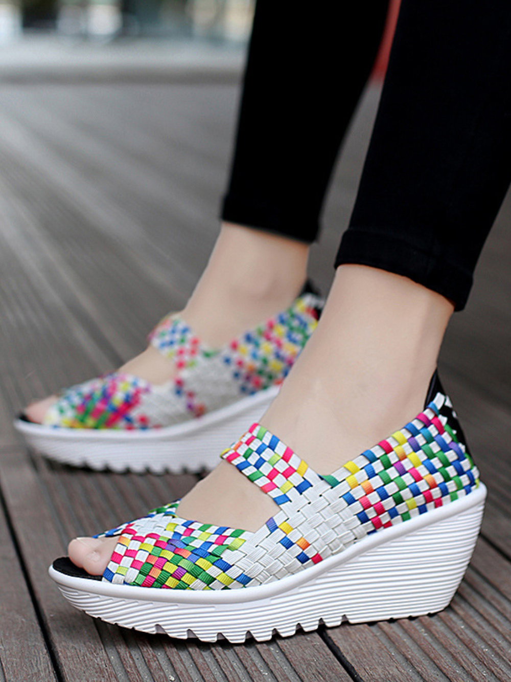 Solvivra Breathe Weave Summer Pumps