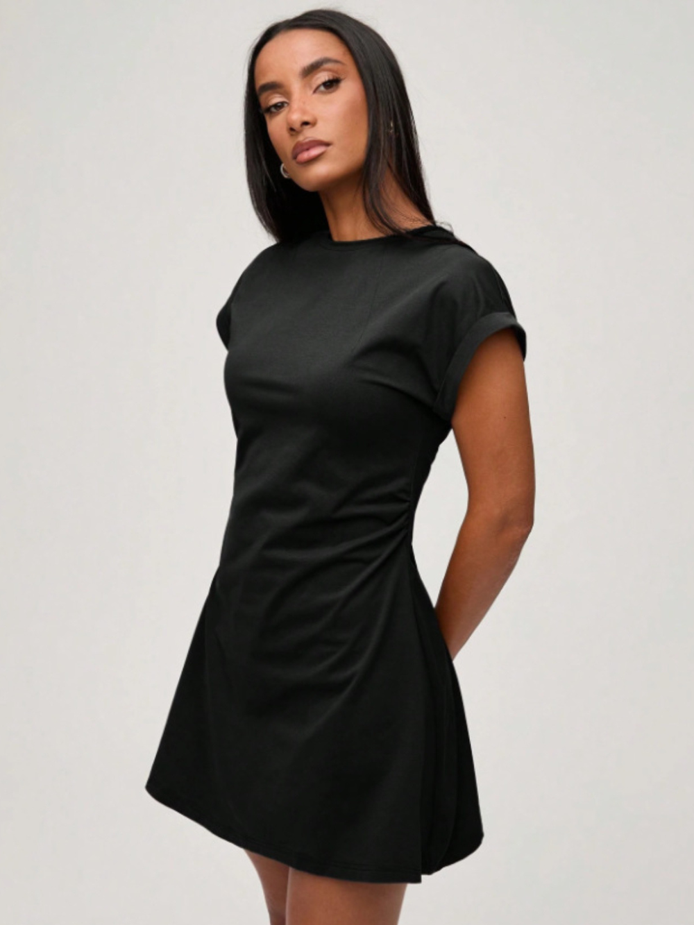 Solvivra Soft Ease Mini Tee Dress