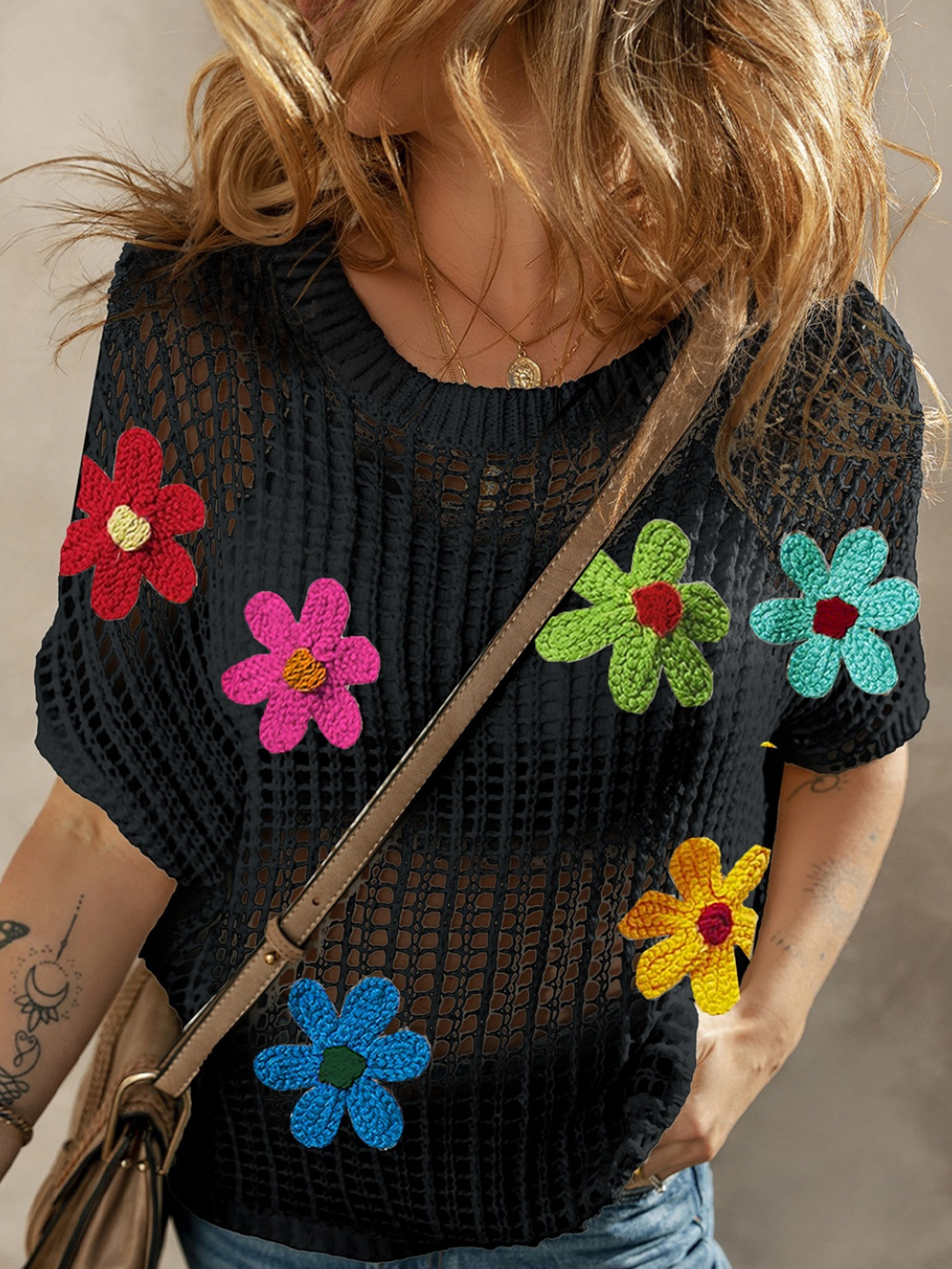 Solvivra Flora Knit Cover-Up