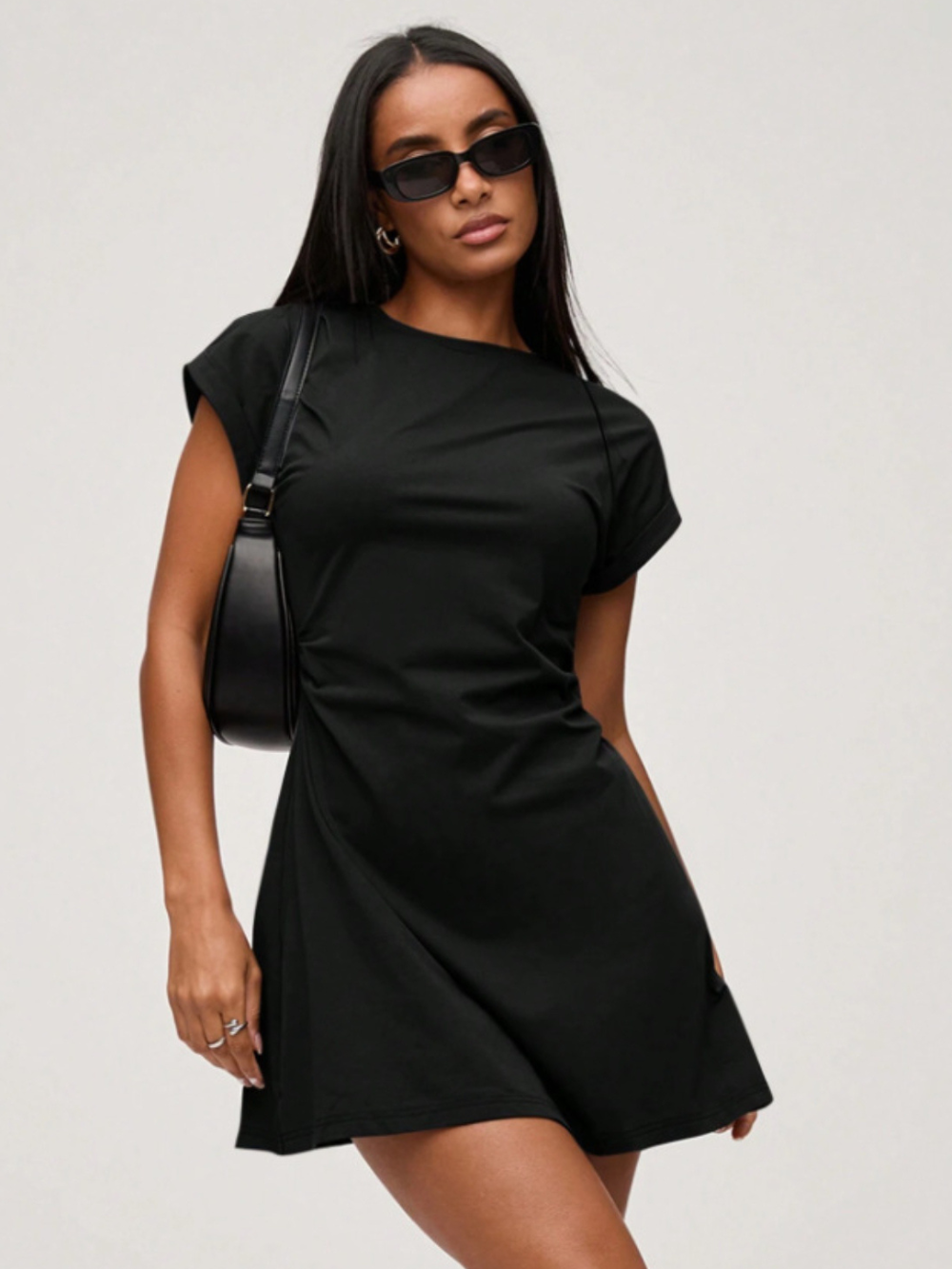 Solvivra Soft Ease Mini Tee Dress