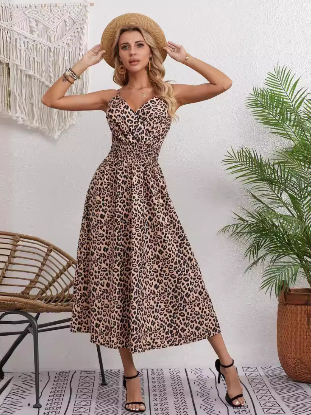 Solvivra Leopard Print Savanna Dress
