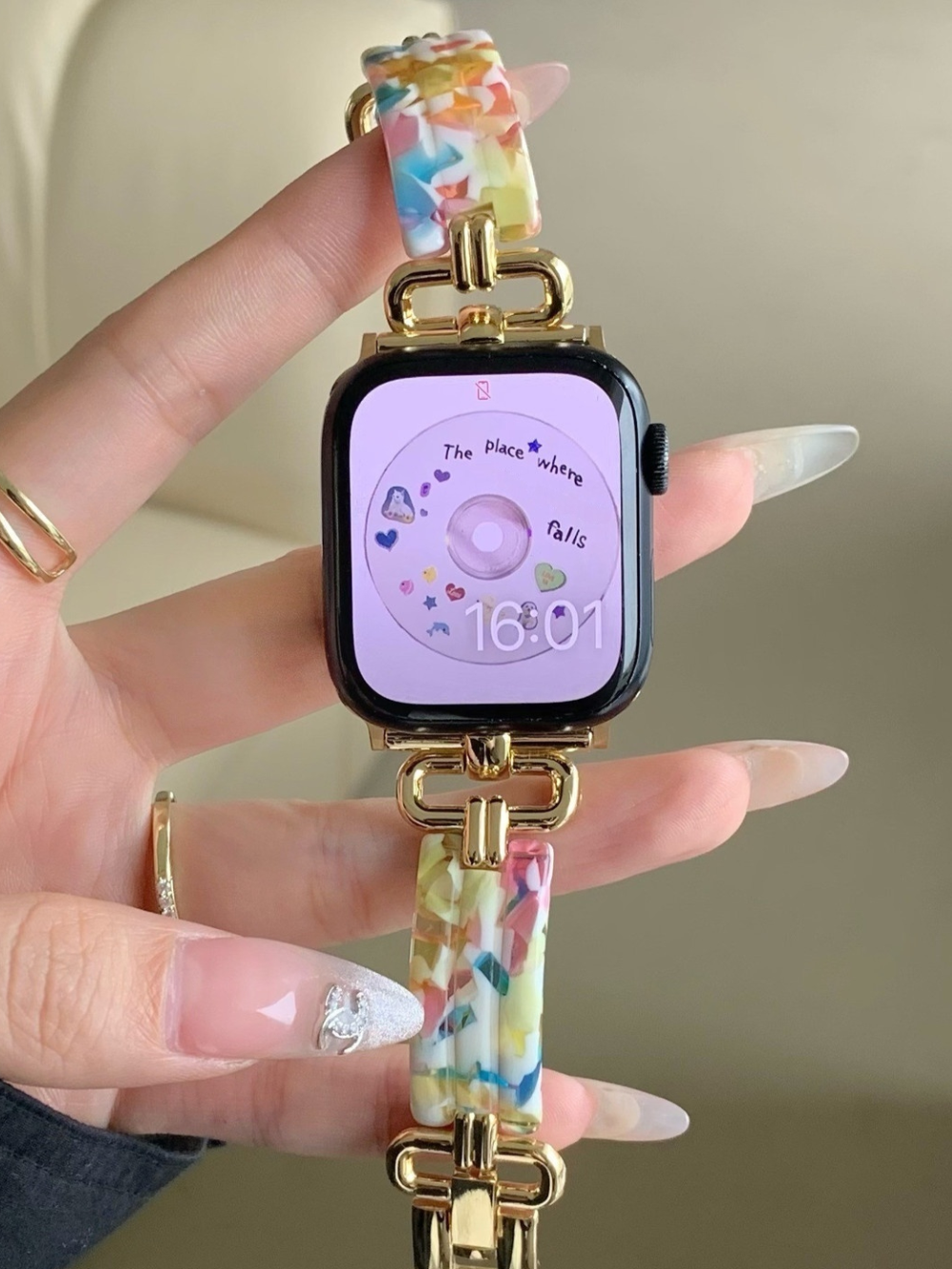 Solvivra Smart Watch Resin Strap