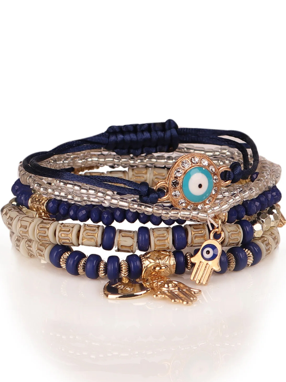 Solvivra Boho Charm Bracelet - 6Pcs/Set