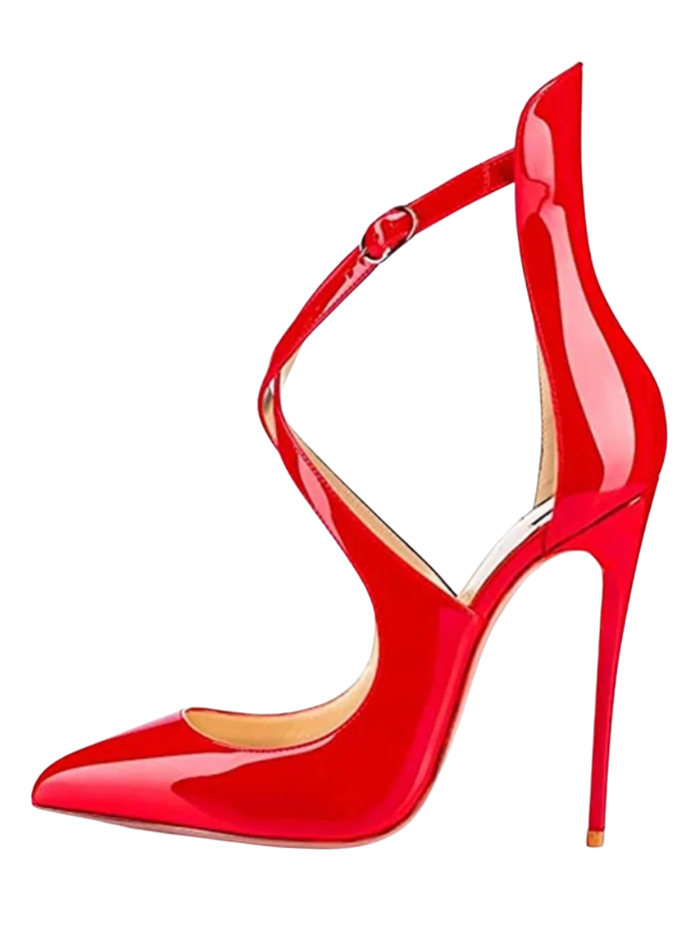 Solvivra Stride Cross Strap Stiletto