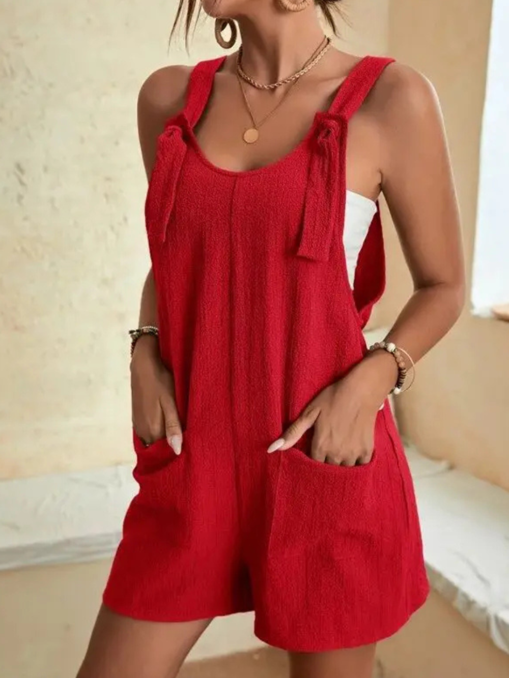 Solvivra Relaxed-Fit Summer Romper