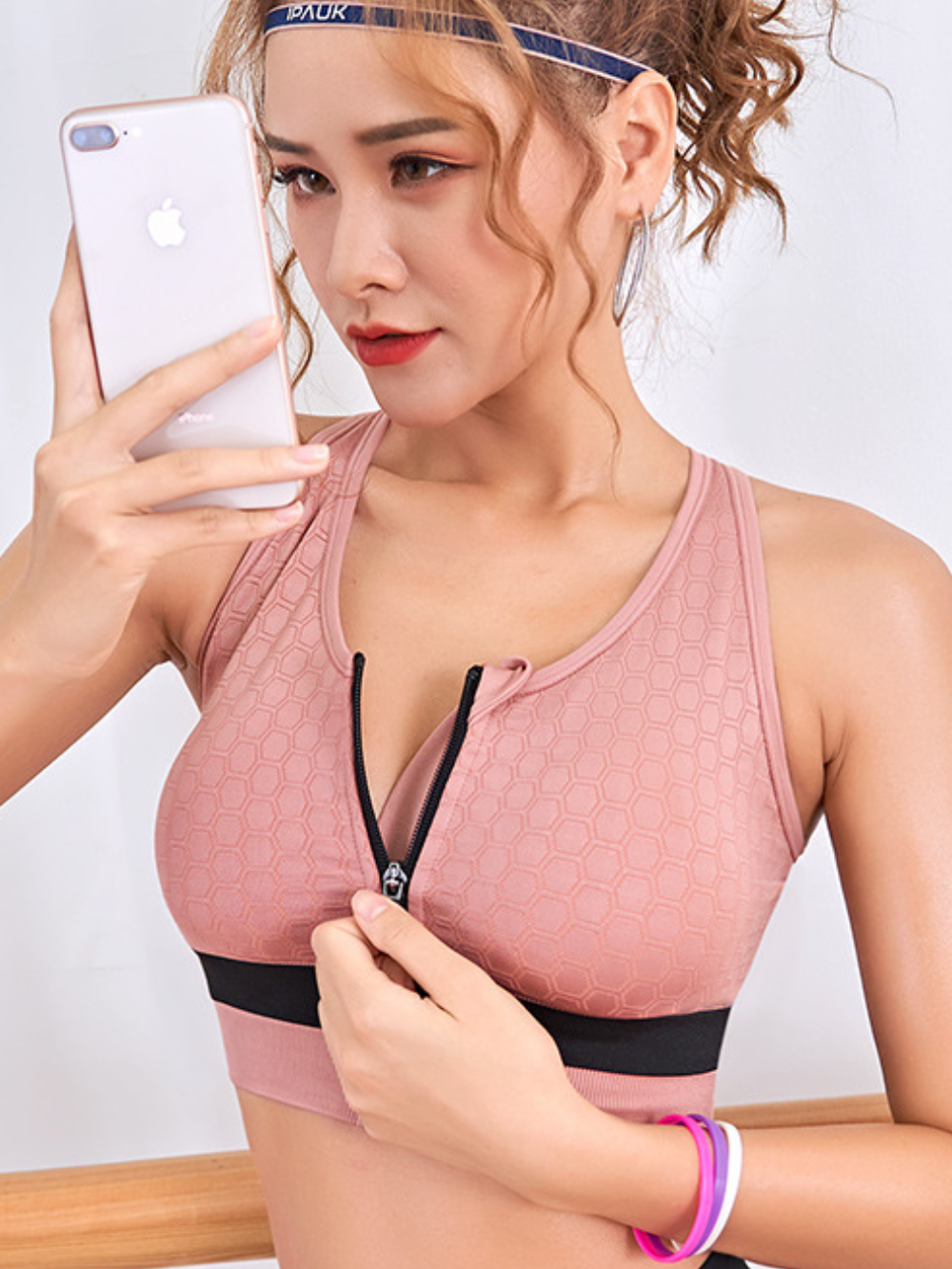 Solvivra ZipCore Sport-BH mit Frontreißverschluss