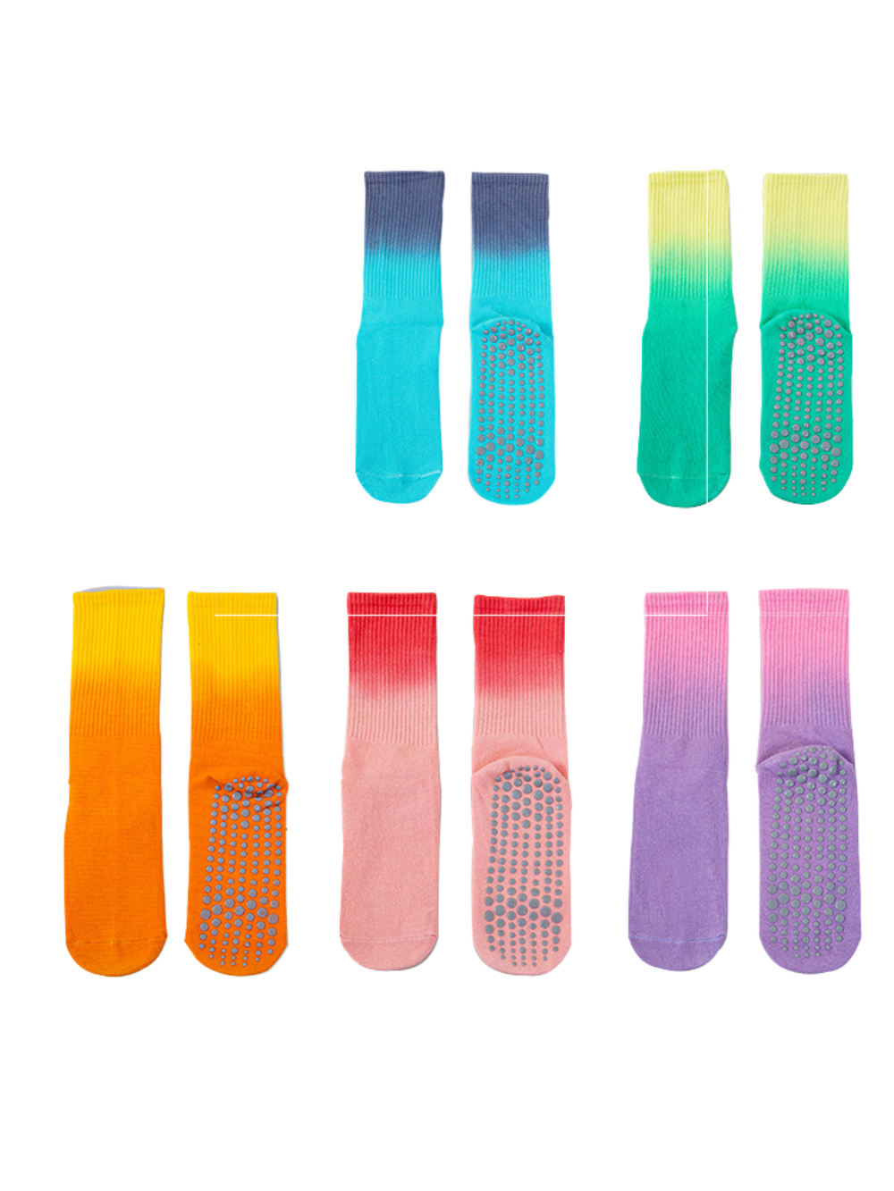 Solvivra Gradient Grip Socks