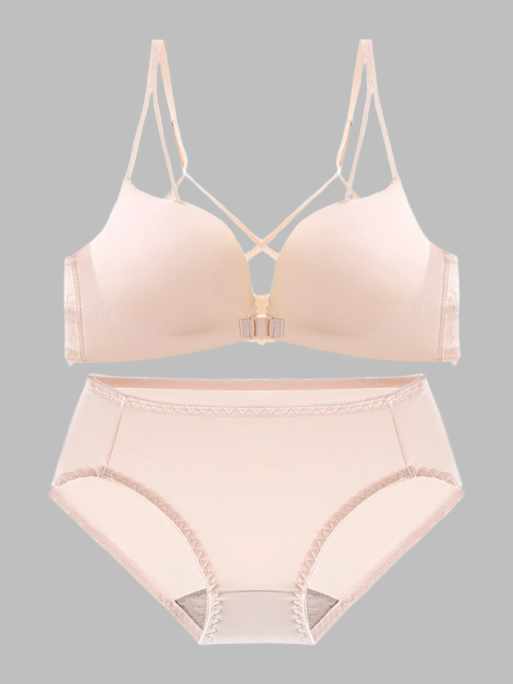 Solvivra EasyCharm Front-Button Lace Bra