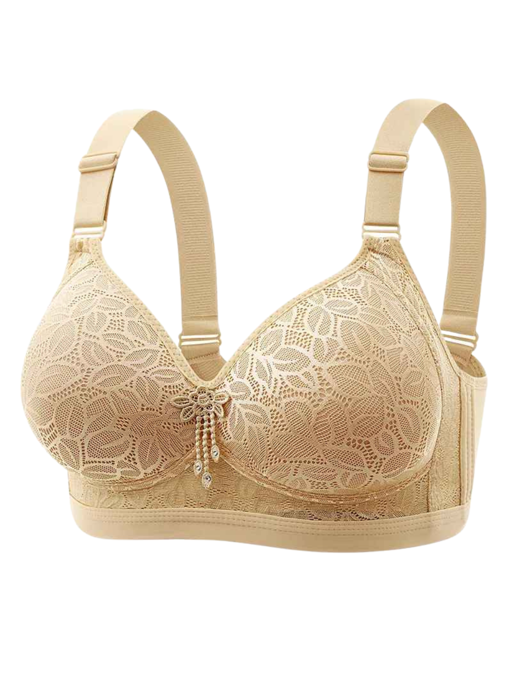 Solvivra LuxeLift Embroidered Comfort Bra