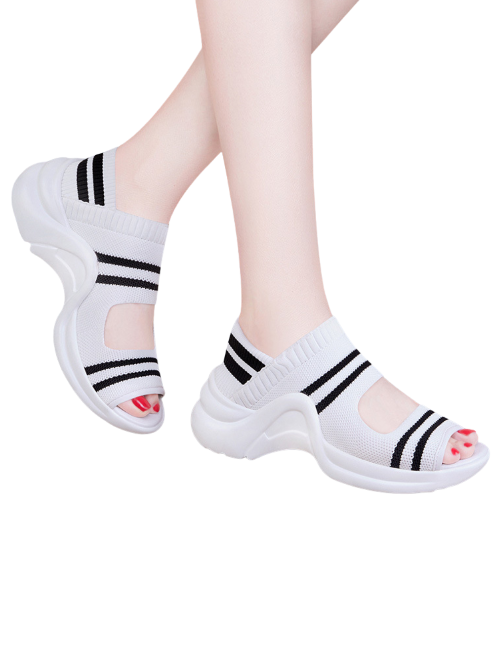 Solvivra Core Lift Platform Sandals