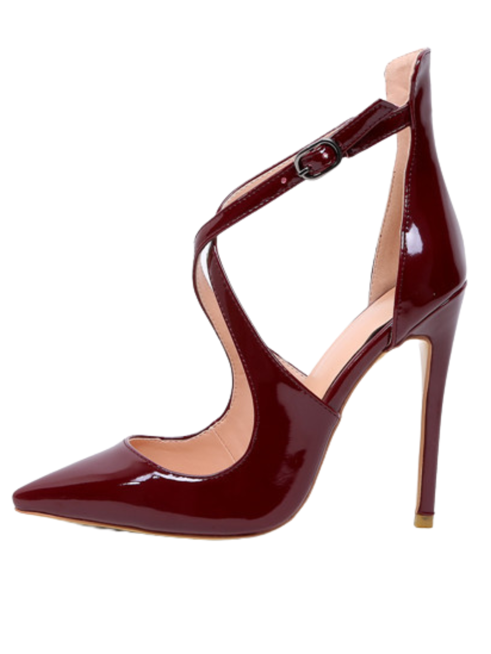 Solvivra Stride Cross Strap Stiletto