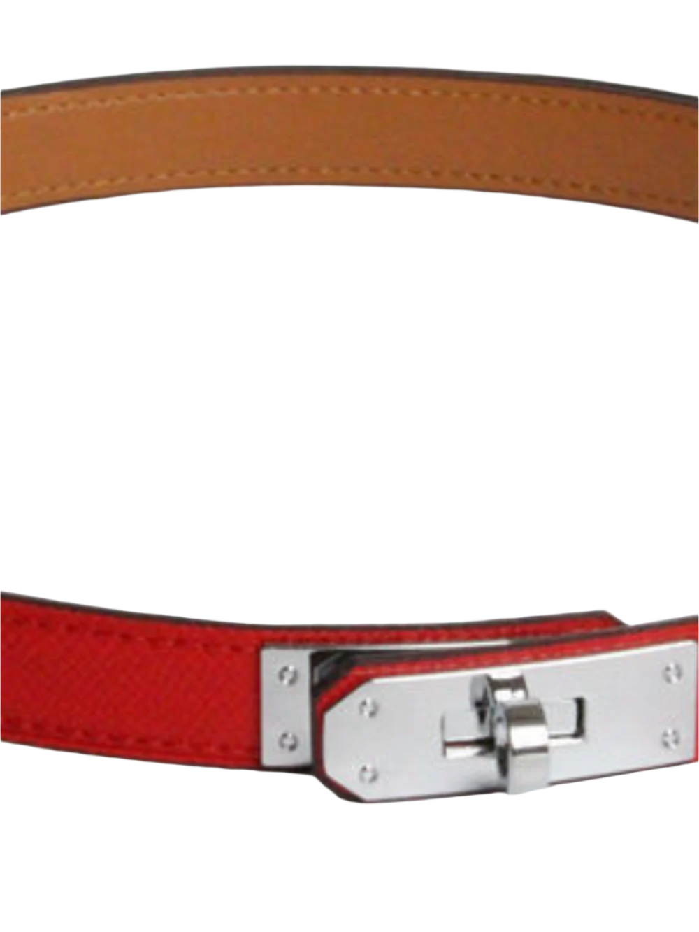 Solvivra NudeLock Thin Leather Belt
