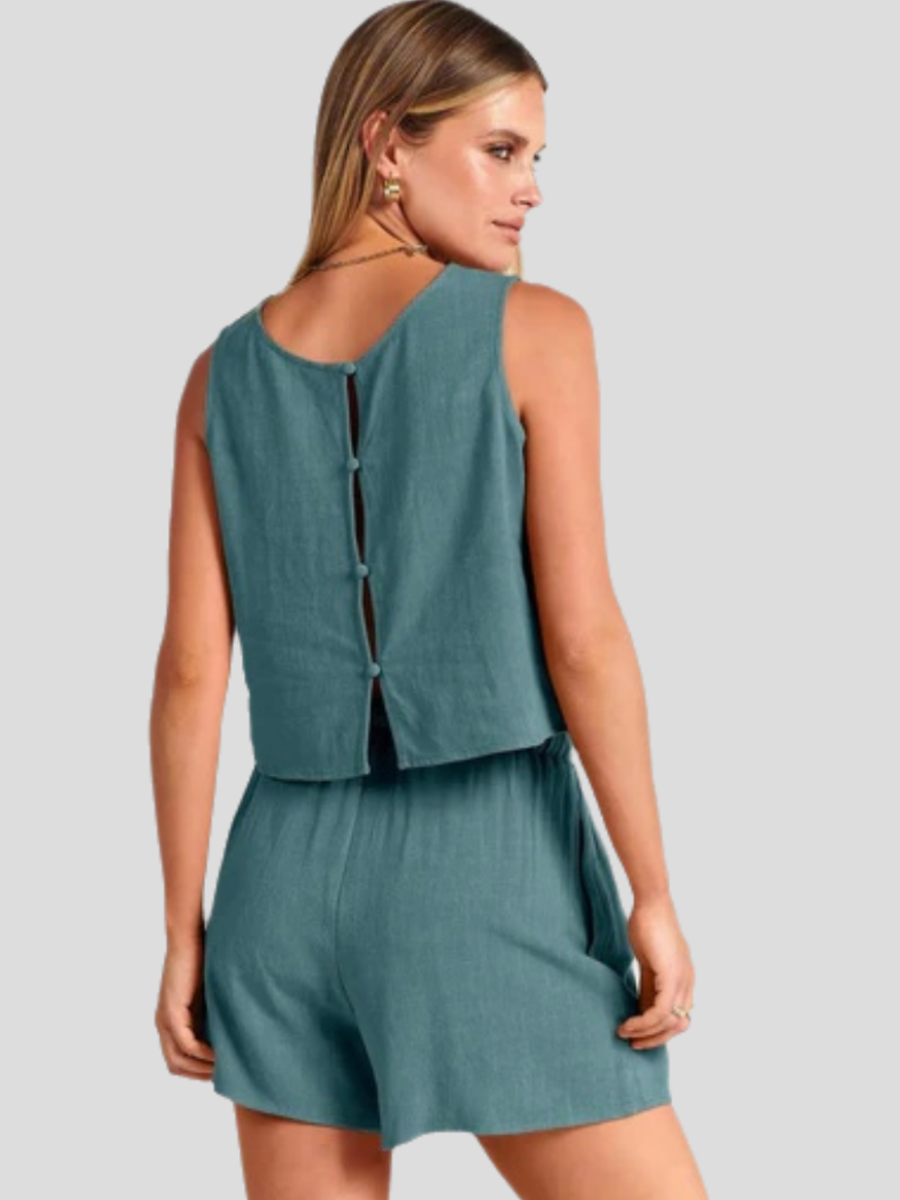 Solvivra Tropical Ease Drawstring Summer Set