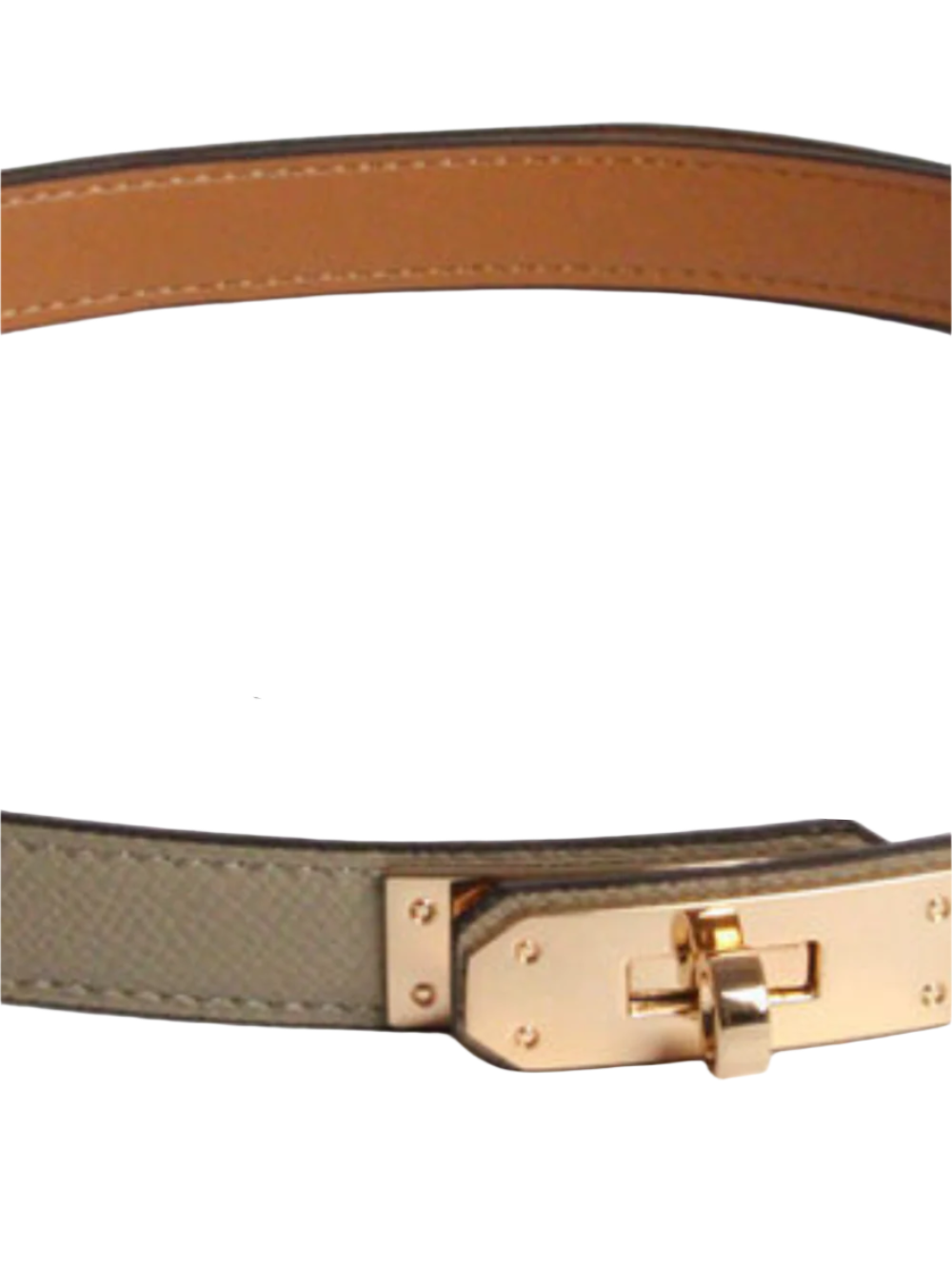 Solvivra NudeLock Thin Leather Belt