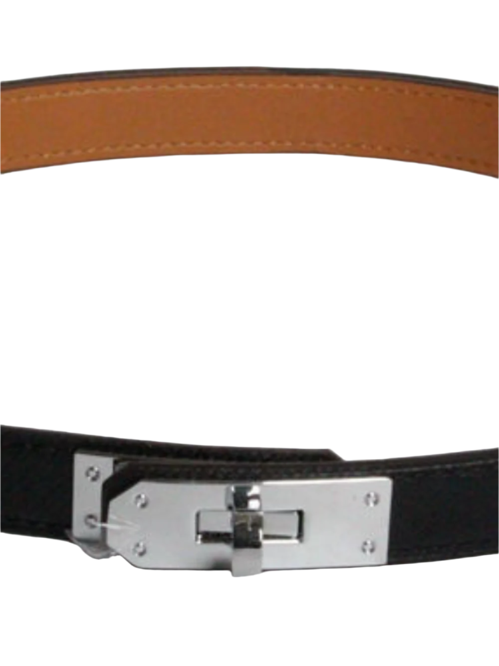 Solvivra NudeLock Thin Leather Belt