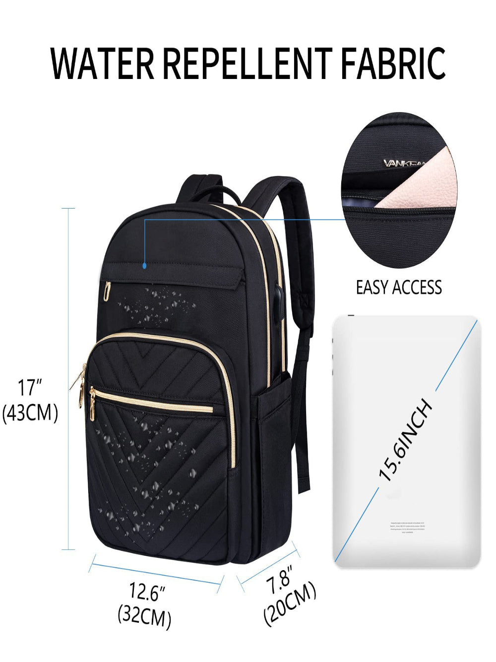 Solvivra Cargo Chic Large Capacity Backpack