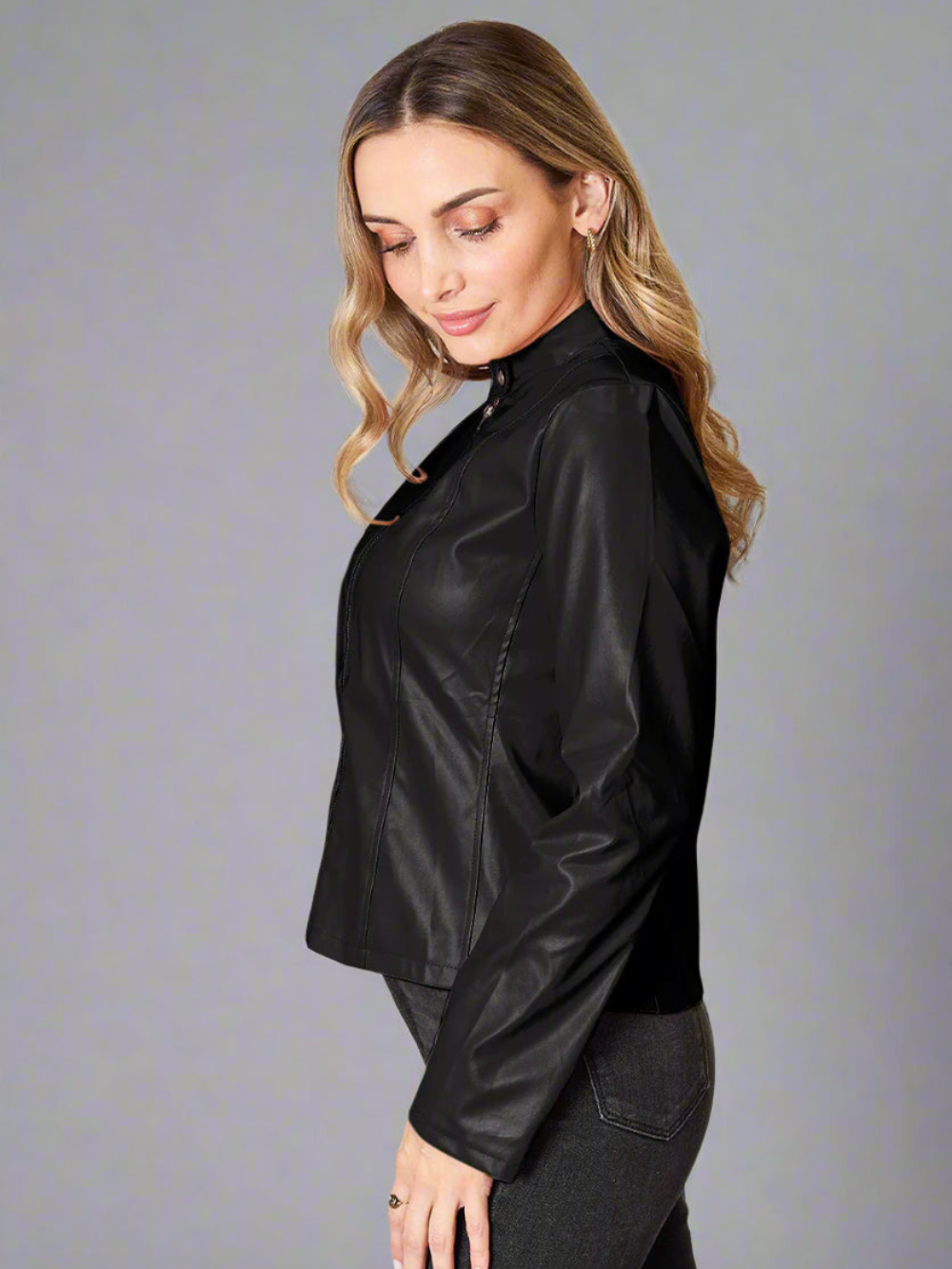 Solvivra Mockneck Rebel Zip Up Jacket