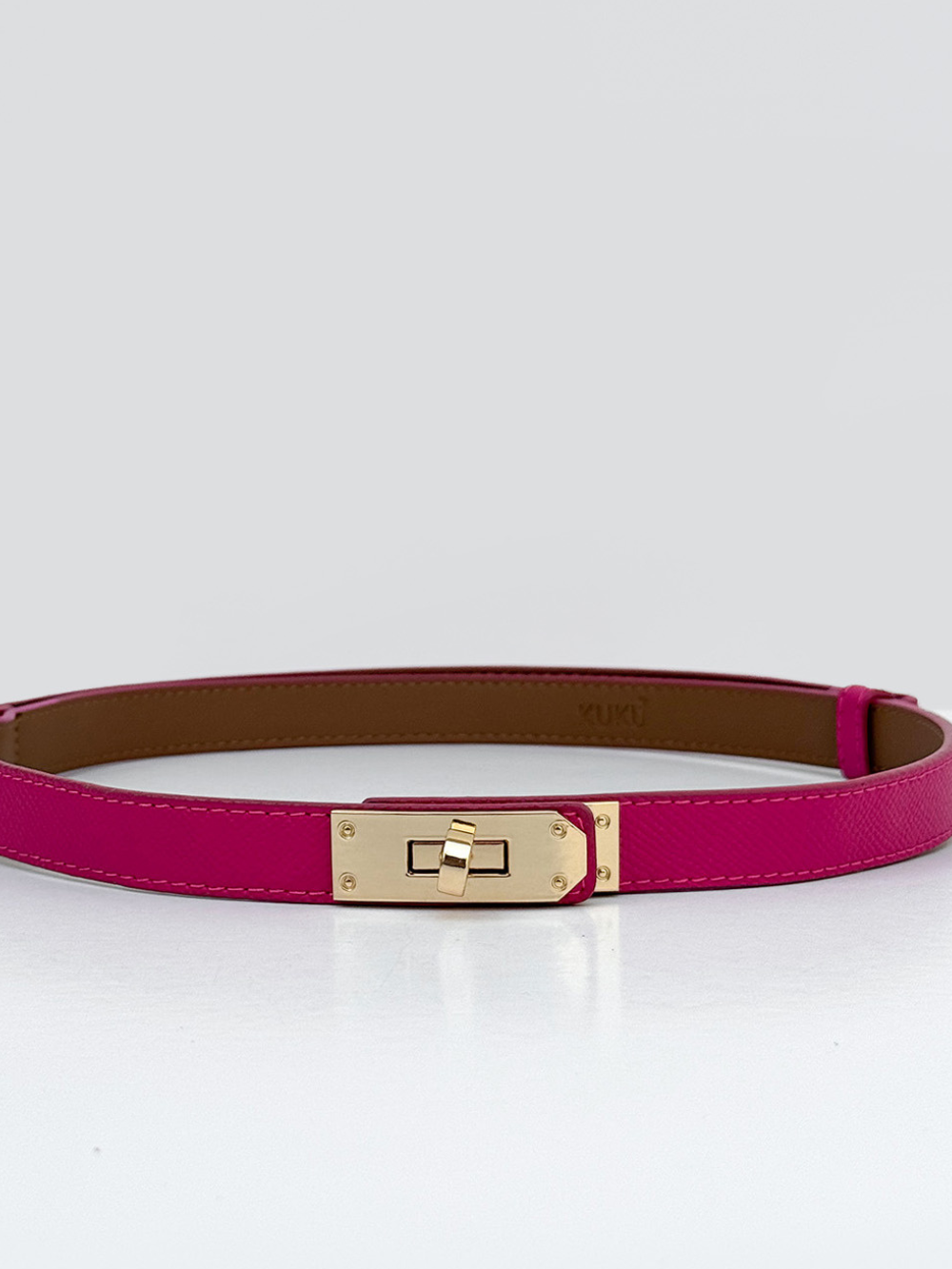 Solvivra NudeLock Thin Leather Belt
