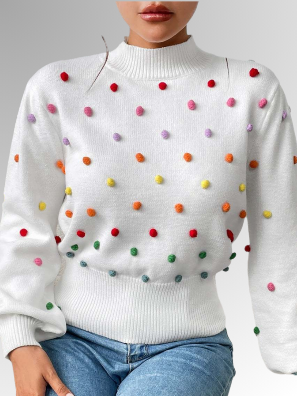 Solvivra Playful Puff  Sweater