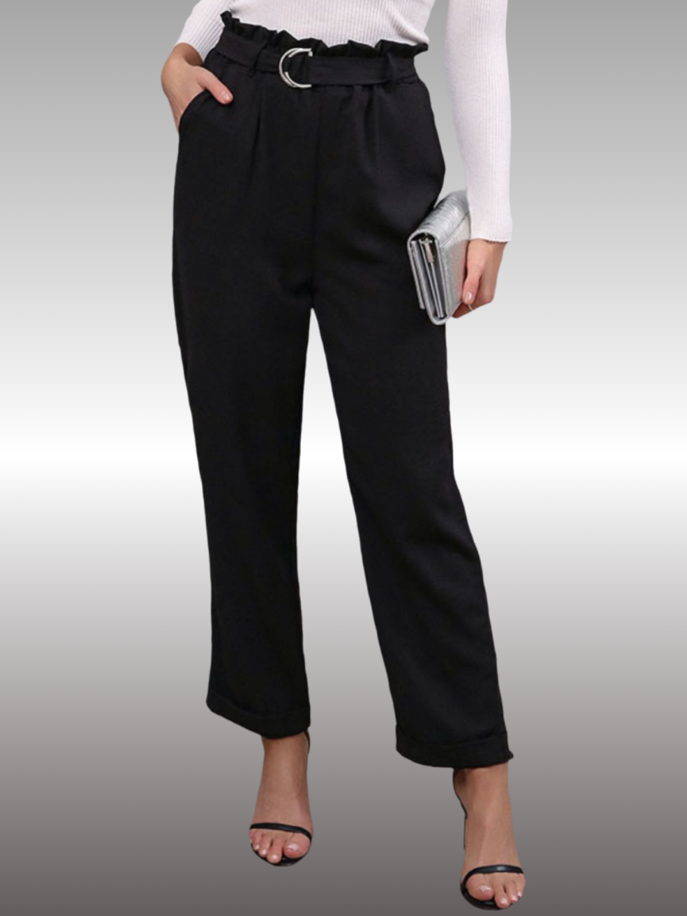 Solvivra Glam Gather Waist Pants
