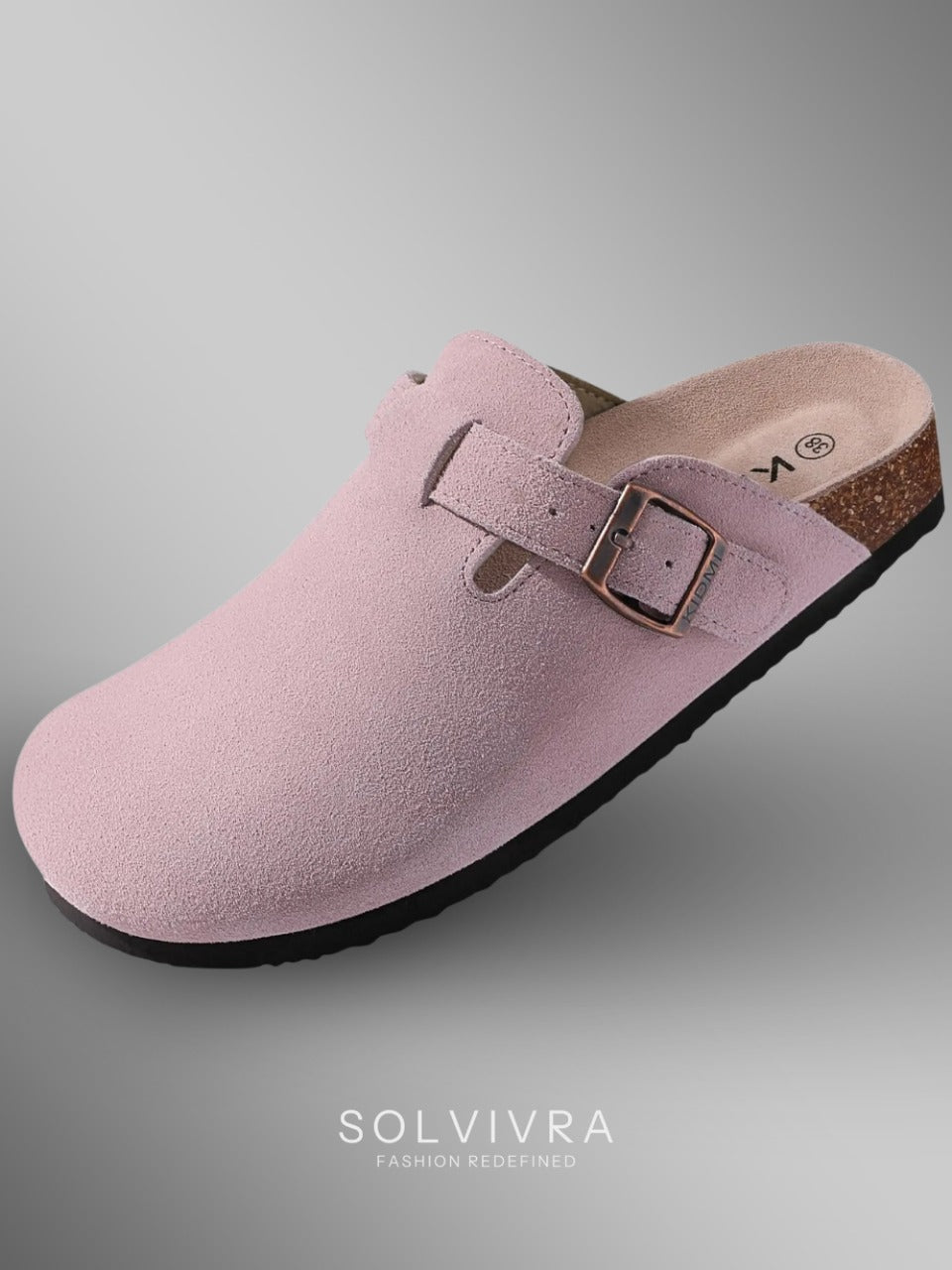 Solvivra SuedeStep Comfort Slides