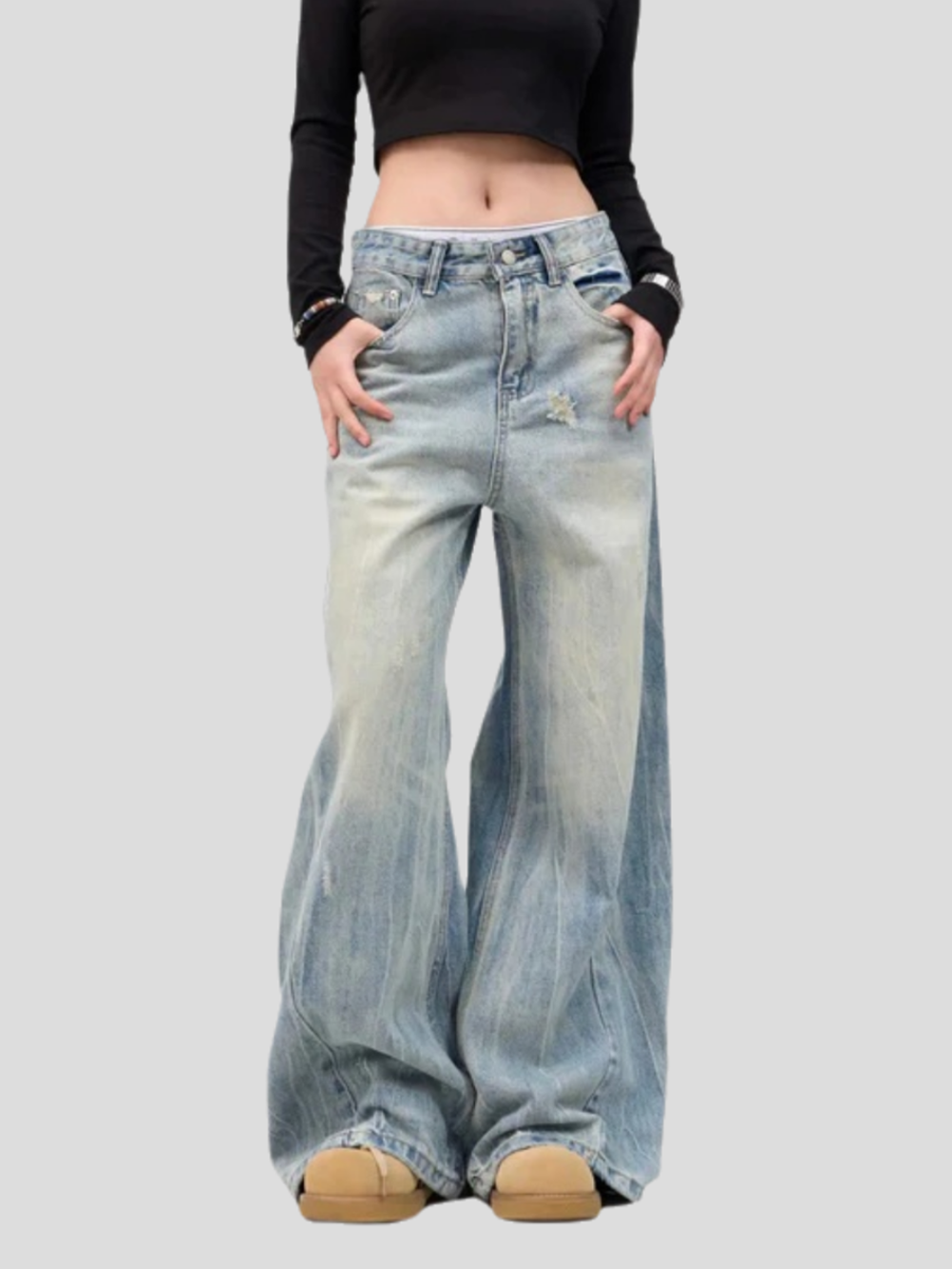 Solvivra Worn Soul Baggy Jeans