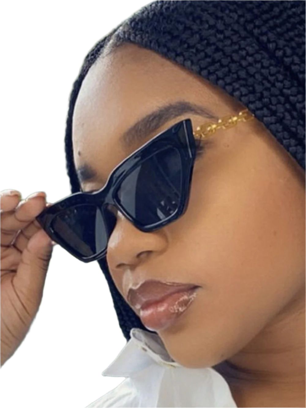 Solvivra Purrfect Link Cat Eye Sunglasses