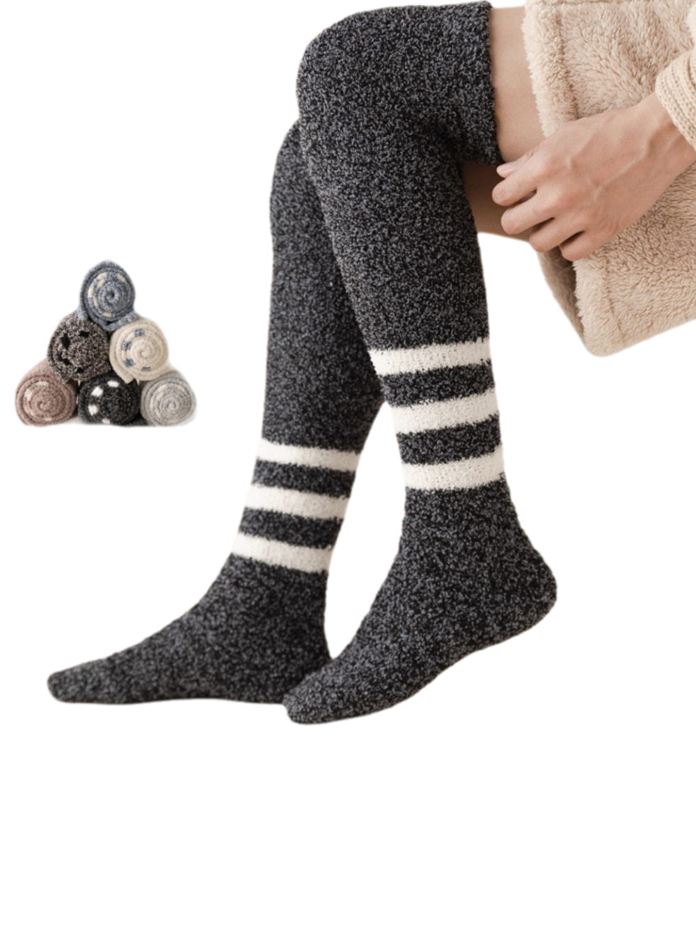 Solvivra Snuggle High Knee Socks