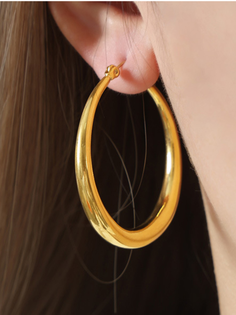 Solvivra Golden Hour Hoop Earrings
